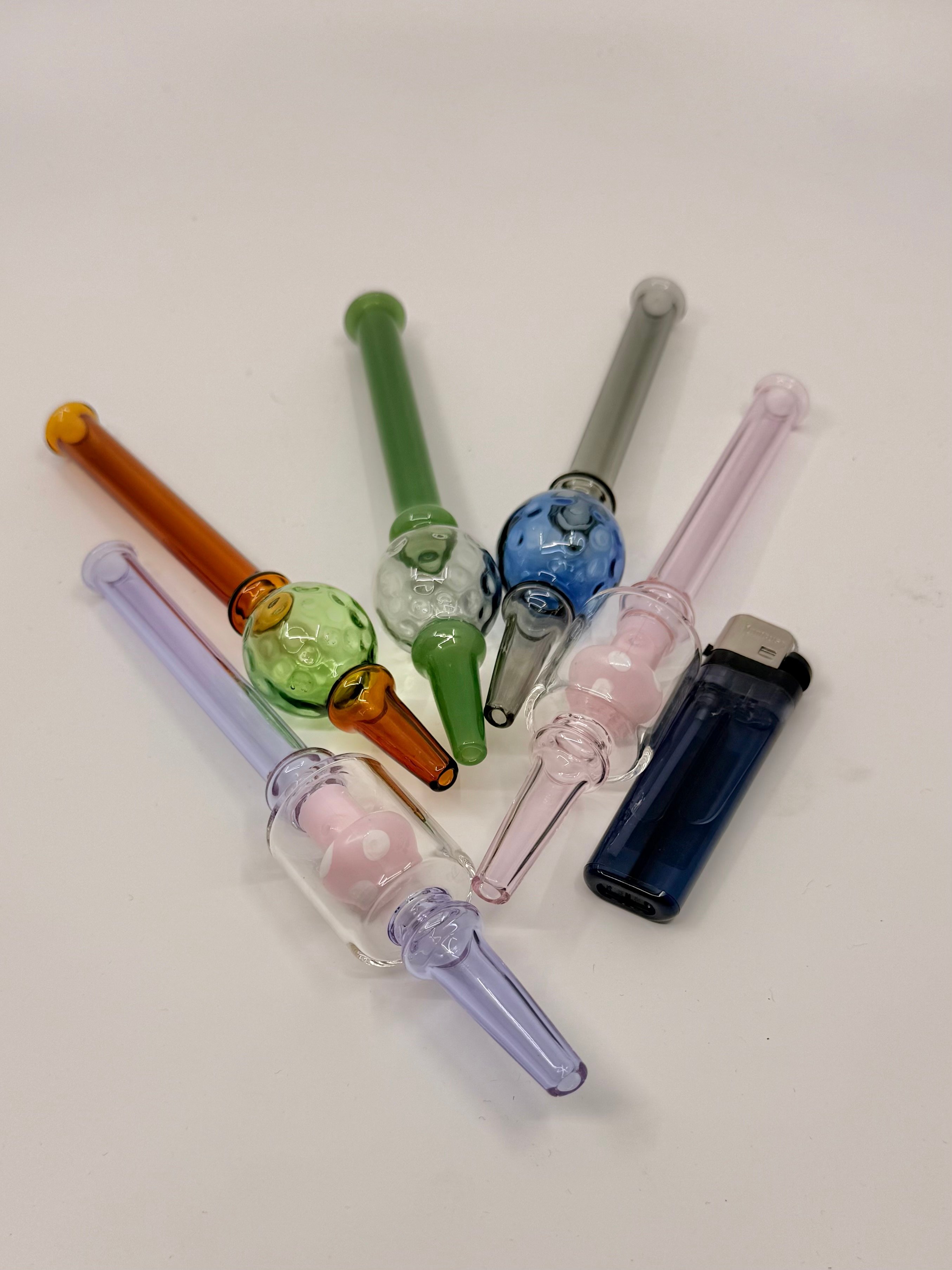 Two Tone Golf Ball Nectar Straw $10 Two Tone Golf Ball Nectar Straw $10