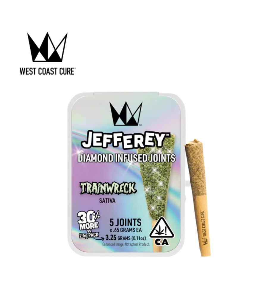 TRAINWRECK 3.25G 5 PACK DIAMOND INFUSED PREROLLS