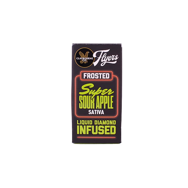 Super Sour Apple (2.5g) - Diamond Frosted Flyers Pre-Rolls
