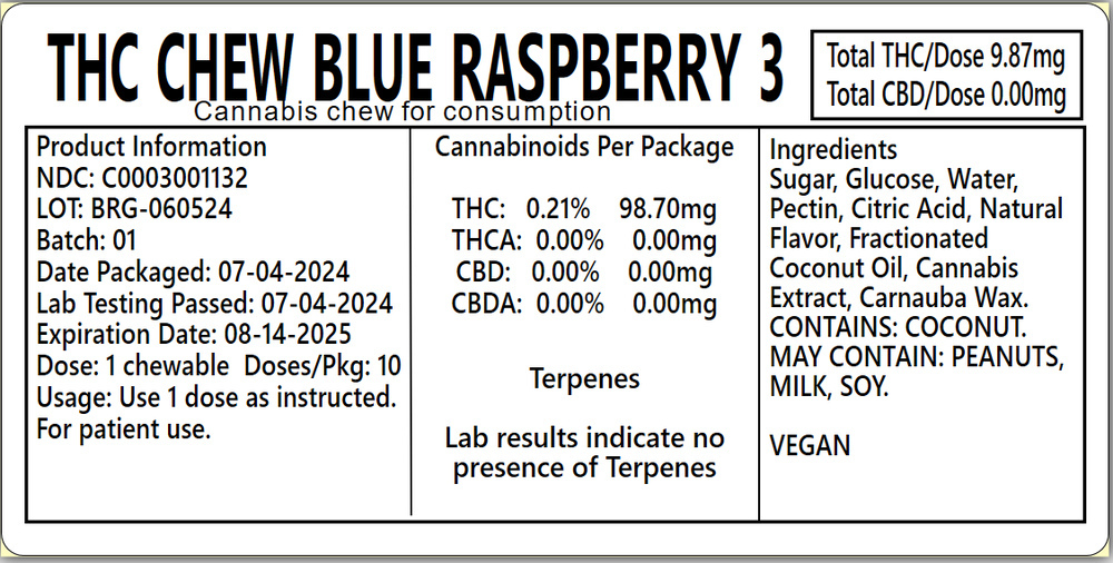Blue Raspberry 3 [10 doses]