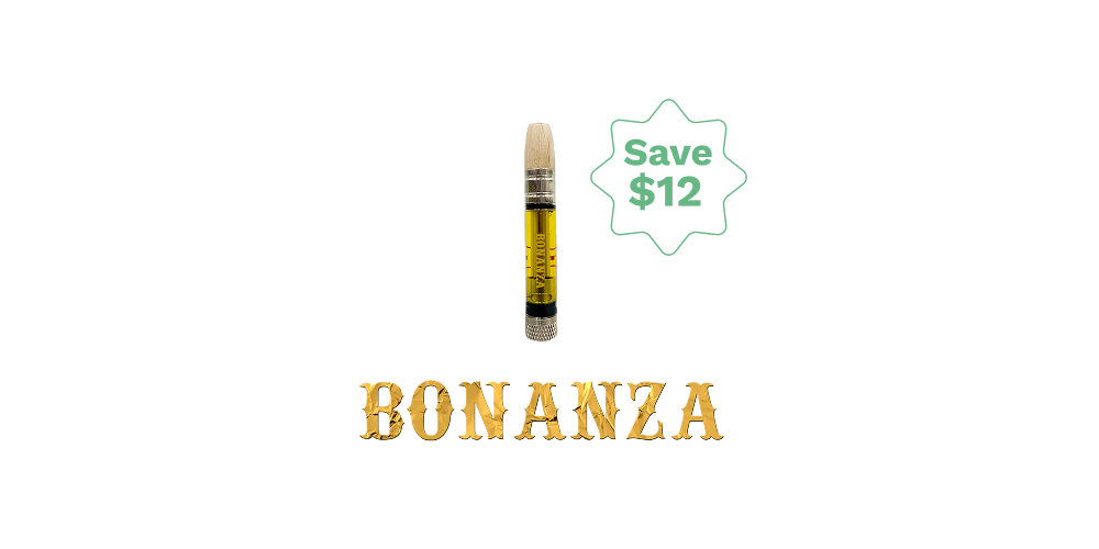 Save $12: 2 Bonanza 1g Carts for $25! special