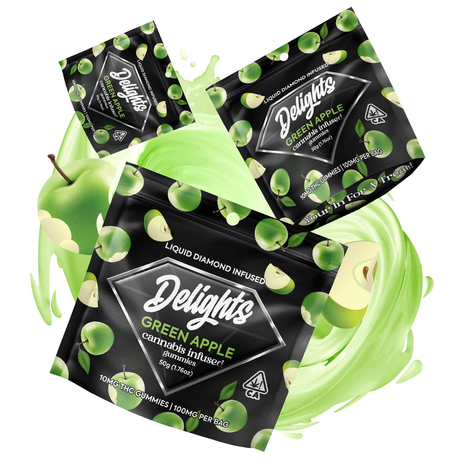 Green Apple [10pk] (100mg)