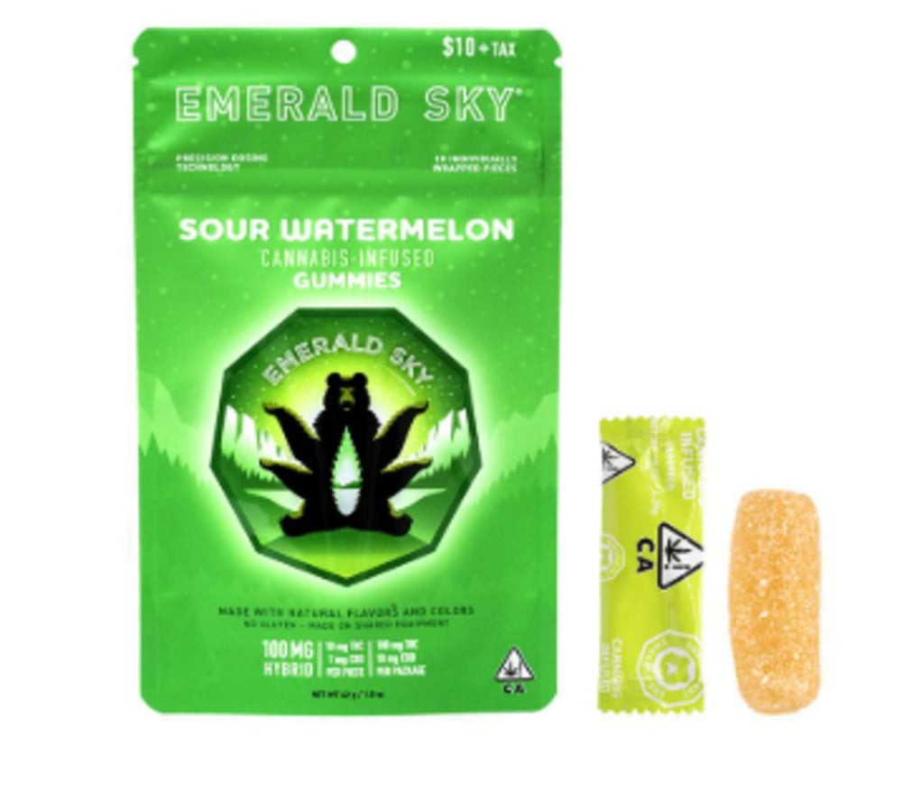 Sour Watermelon | 10pk/10mg - 100mg | Hybrid | Sour Watermelon | 10pk/10mg - 100mg | Hybrid |