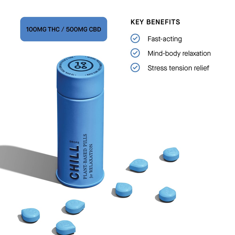 Chill Drops [20pk] (500mg CBD/100mg THC)