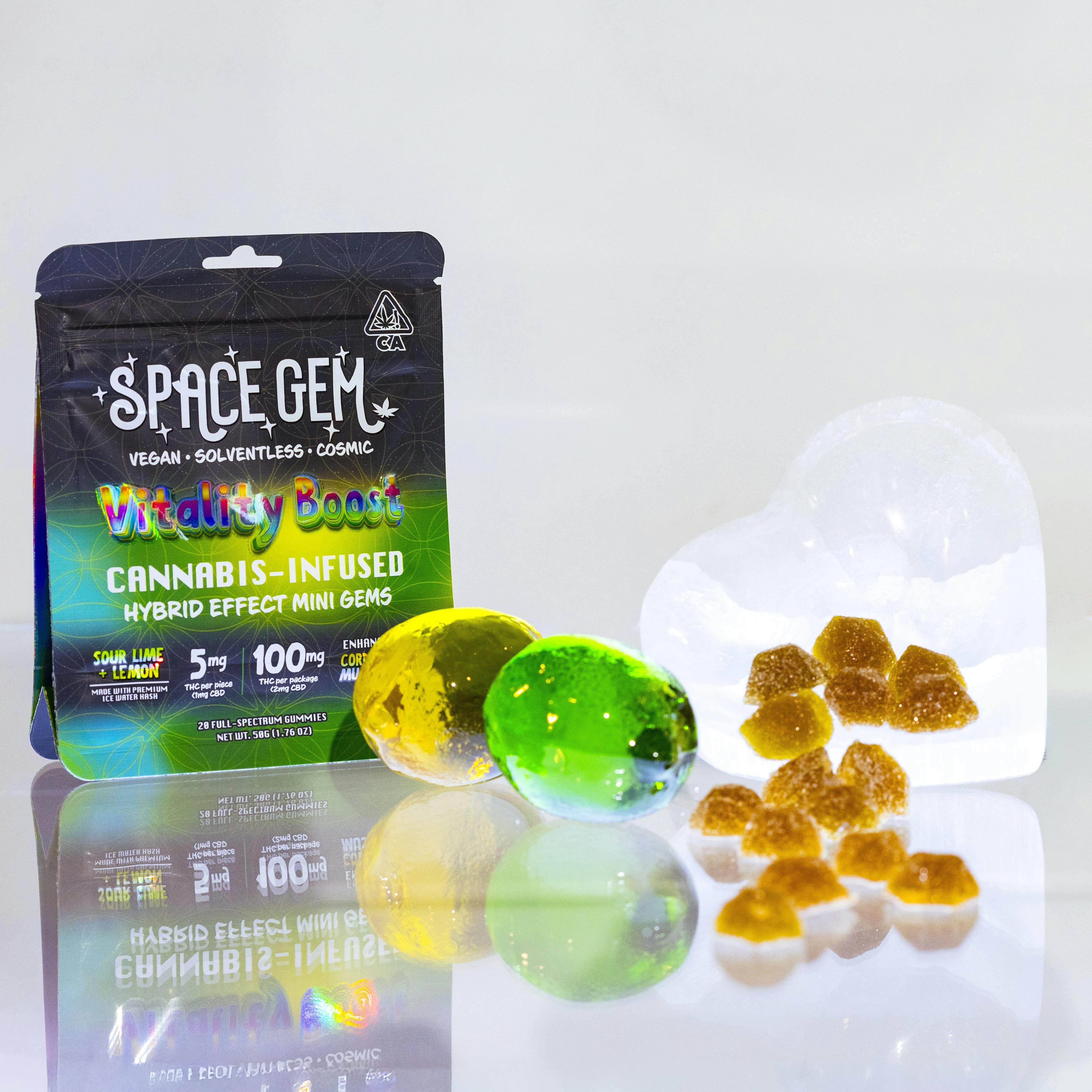 Mini Gems - Vitality Boost - Hybrid - Sour Lemon Lime - 20pk 100mg
