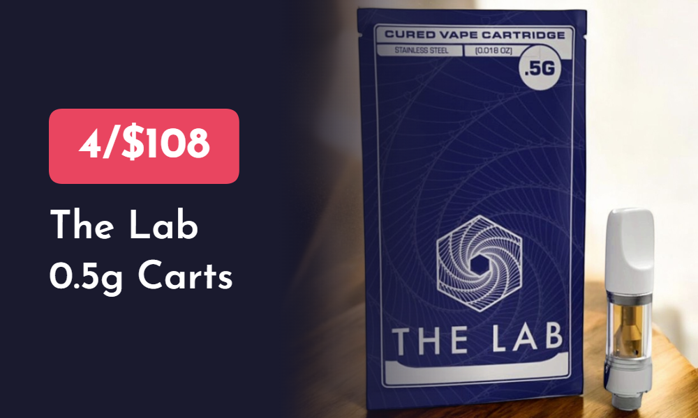0.5g Lab Carts // 4 for $108