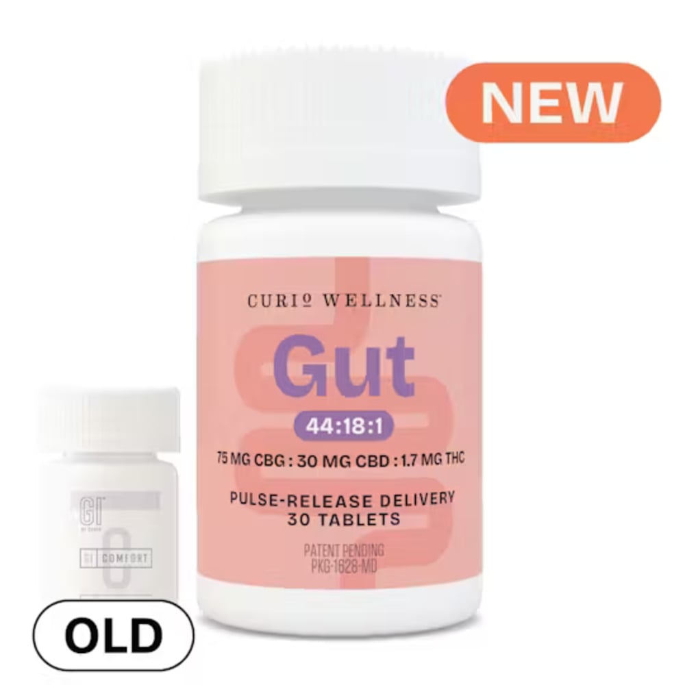 Gut | 44:18:1 | Pulse Release Tablets [30pk] (2250mg CBG/900mg CBD/51mg THC)