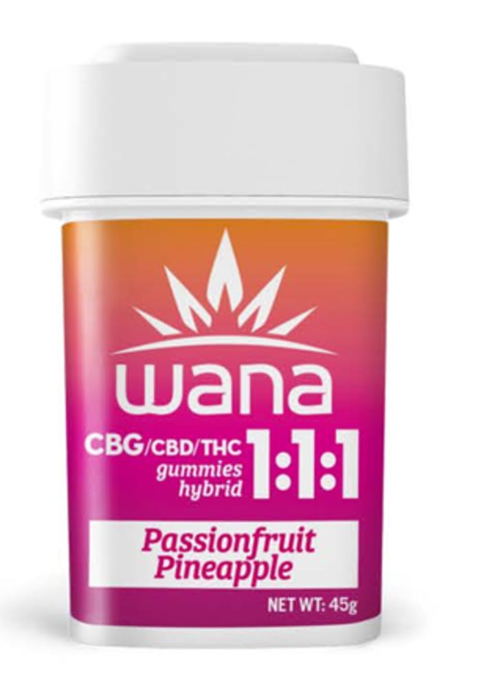 Passionfruit Pineapple 1:1:1 CBG/CBD/THC 100mg