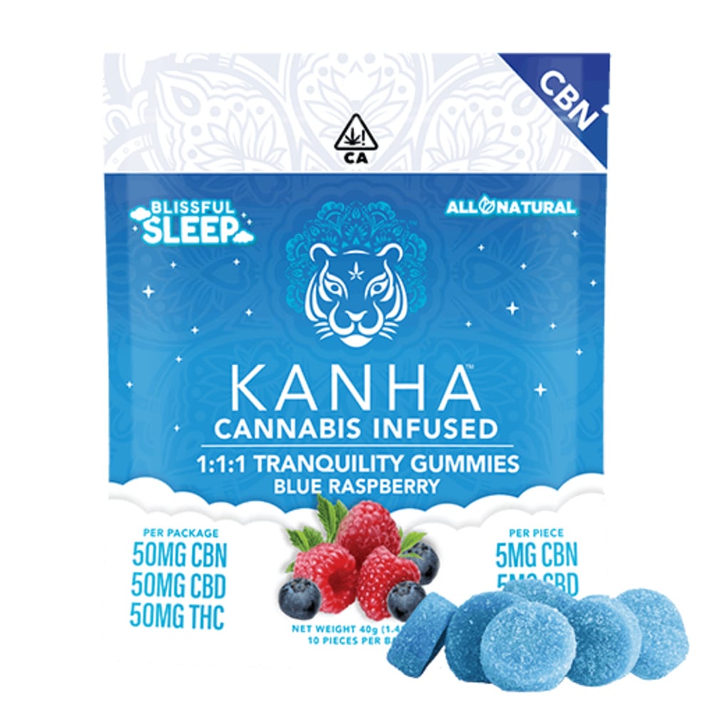 1:1:1 Sleep Tranquility (50mg CBD/50mg THC/50mg CBN) [10pk]