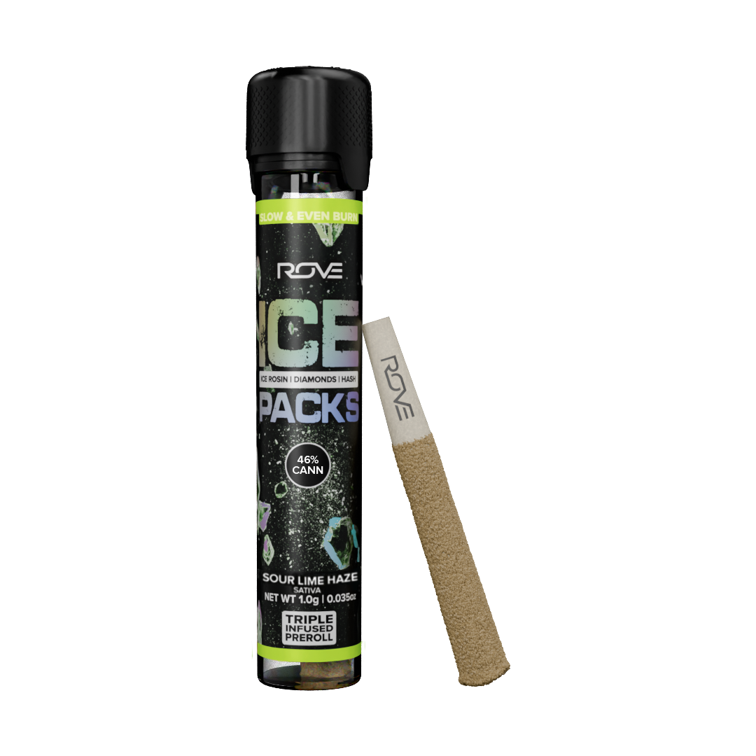 Sour Lime Haze - Triple Infused Ice Pack (Rosin, Hash, and Diamonds) [1g]