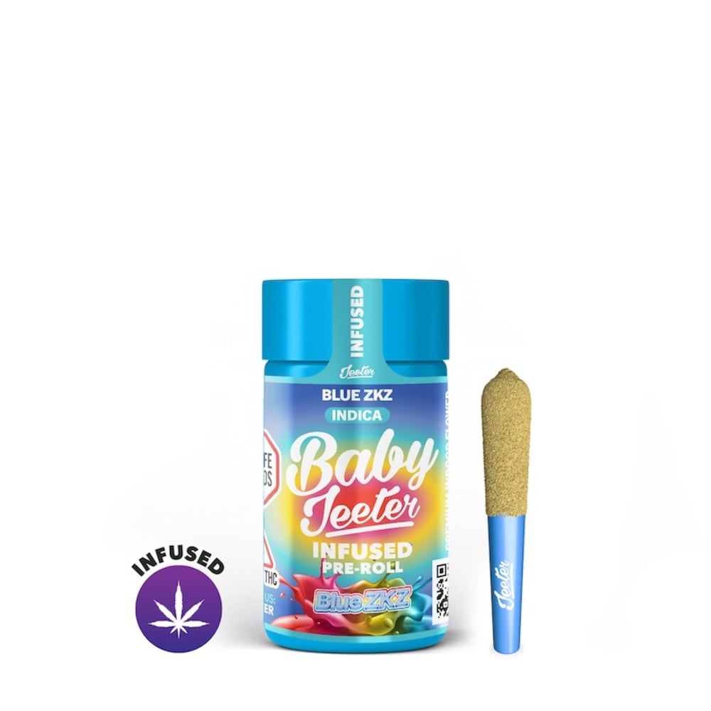 Jeeter - Blue ZKZ (I) Infused Baby Jeeter 0.5g 5pk (2.5g) Jeeter - Blue ZKZ (I) Infused Baby Jeeter 0.5g 5pk (2.5g)