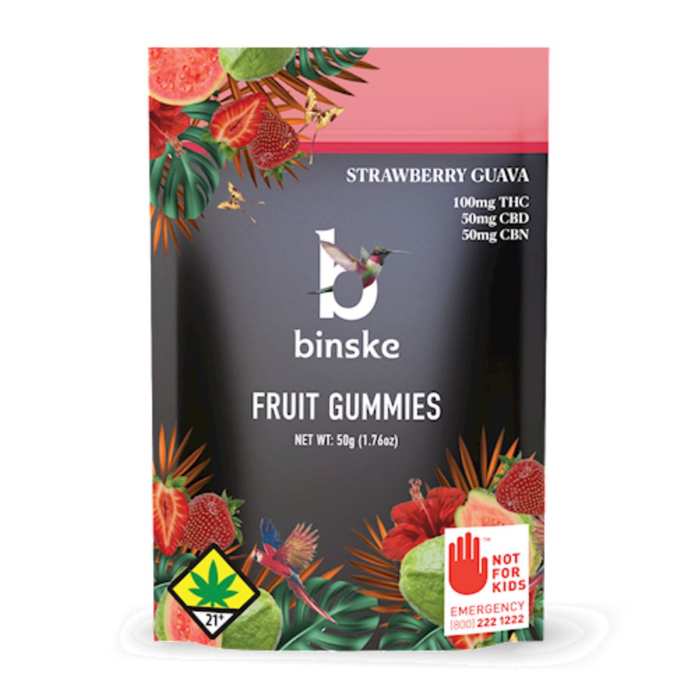 2:1:1 CBN Strawberry Guava Fruit Gummies