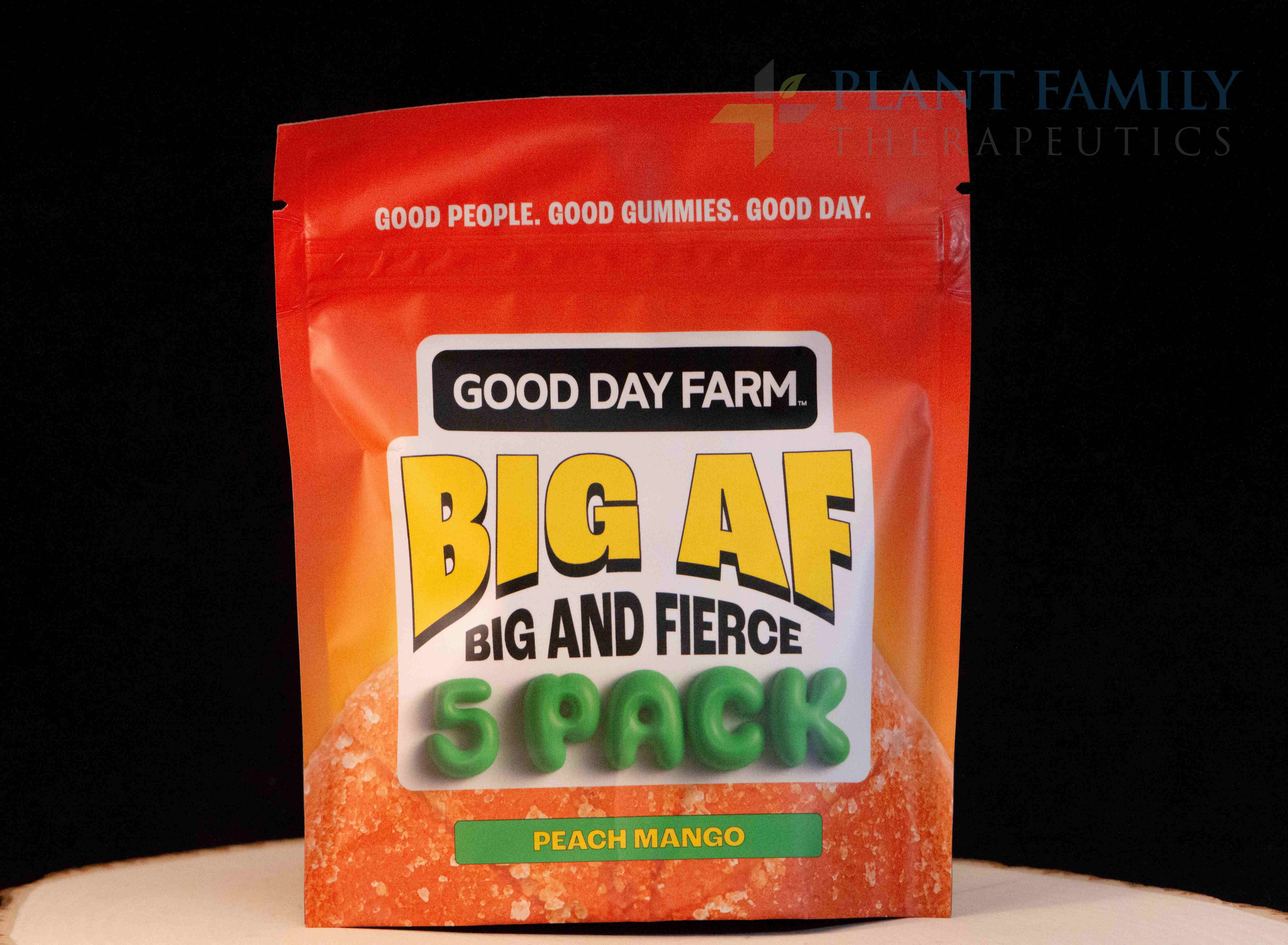 Shop Peach Mango Big AF Gummies [5pk] (500mg) | Plant Family