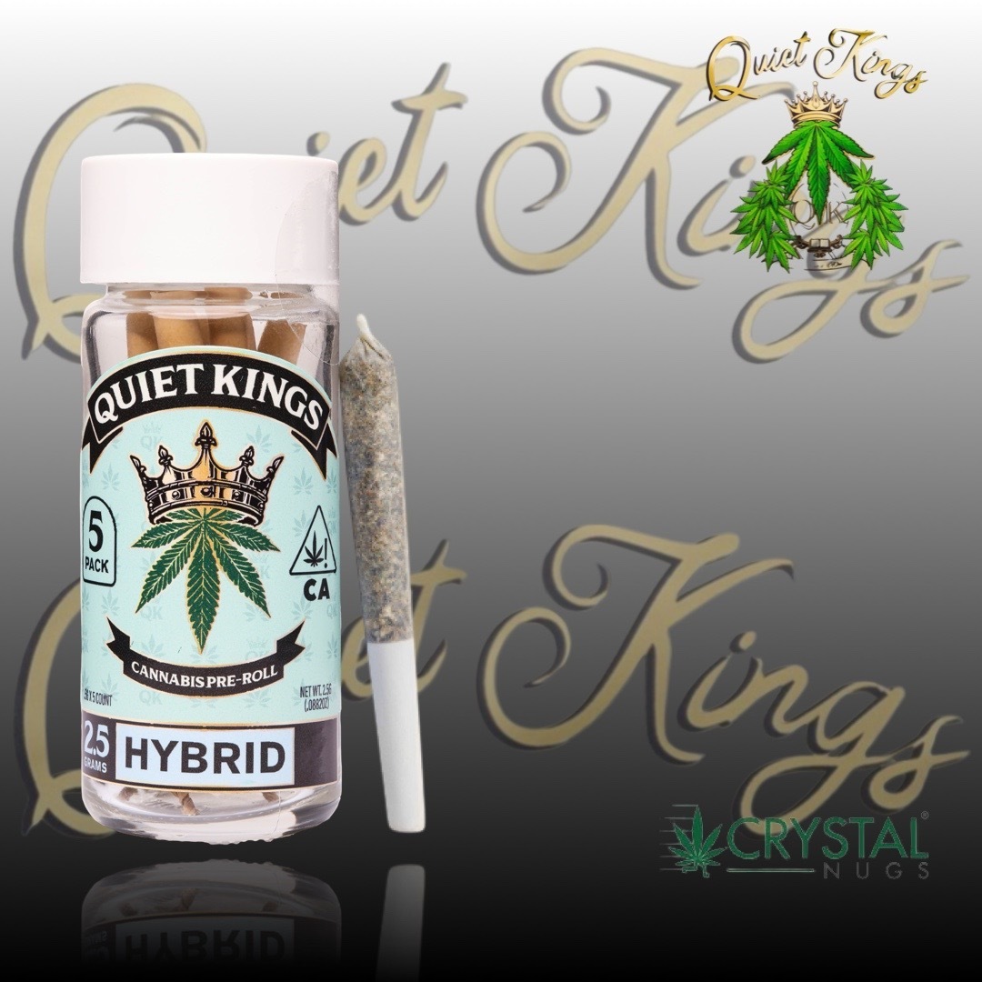 Quiet Kings - Cream OG Preroll 5pk - [2.5g] Hybrid