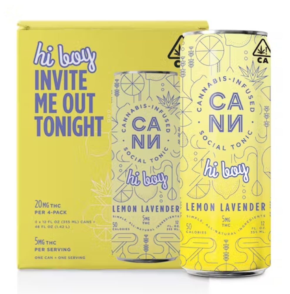 Lemon Lavender Hi Boy [4pk] (5mg THC per can)
