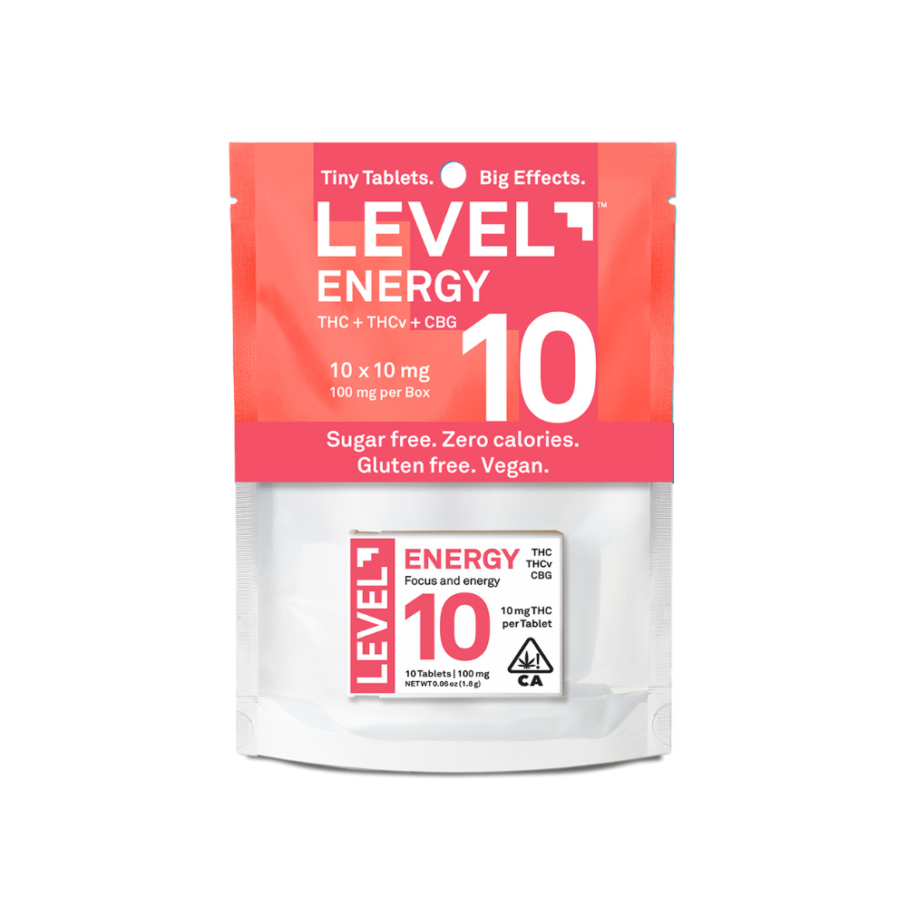 LEVEL 10 Energy [10pk] (100mg THC/50mg THCv/30mg CBG)