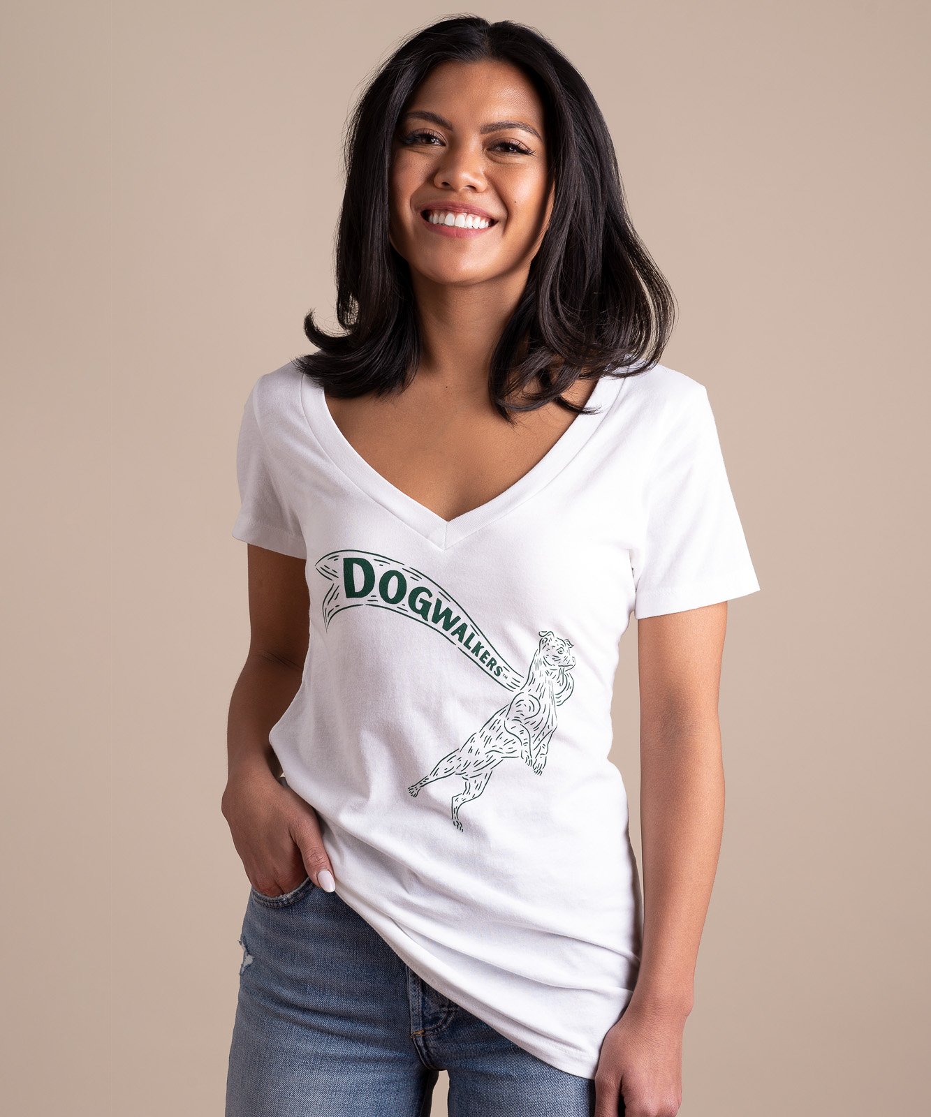 Women's V-Neck Tee  [XL] 