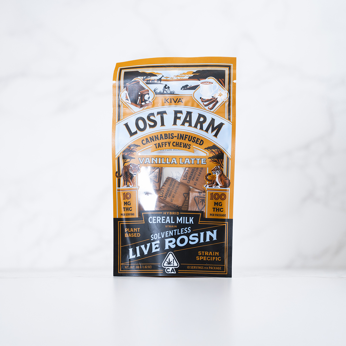 LOST FARM - VANILLA LATTE - CHEW - (10PK) - [100MG]