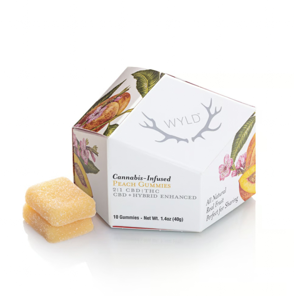 Peach 2:1 CBD + Hybrid Enhanced Gummies | 100mg :50mg