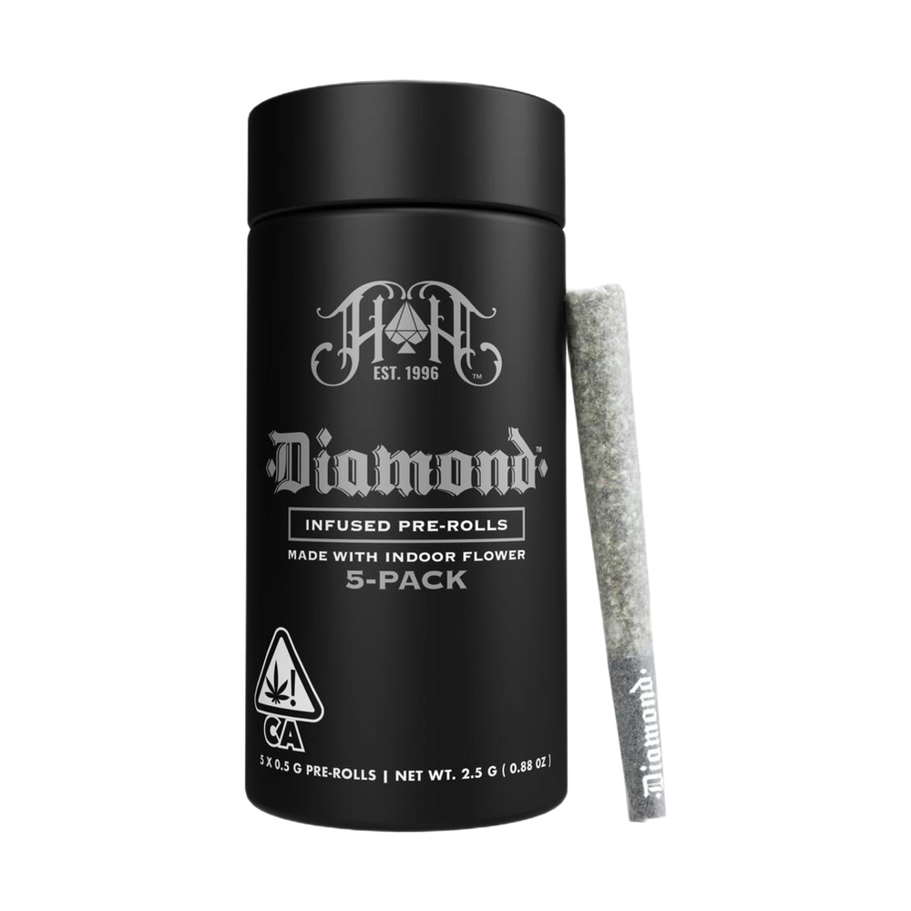 Gelonade | Hybrid - Diamond THCA-Infused Pre-Rolls - 2.5G 5-Pack