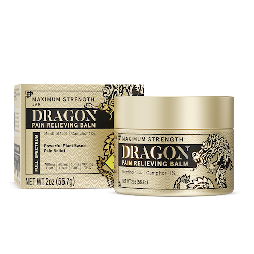 1:1 Maximum Strength Dragon Balm [2oz] (780mg CBD/60mg CBN/60mg CBG/900mg THC)