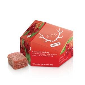Sour Cherry Indica Gummies - 10 Pack