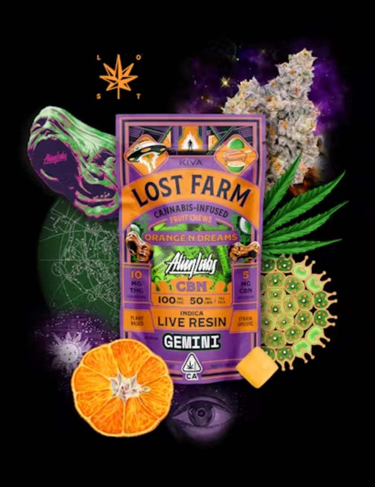 Orange N' Dreams x Gemini [10pk] (100mg THC/50mg CBN)