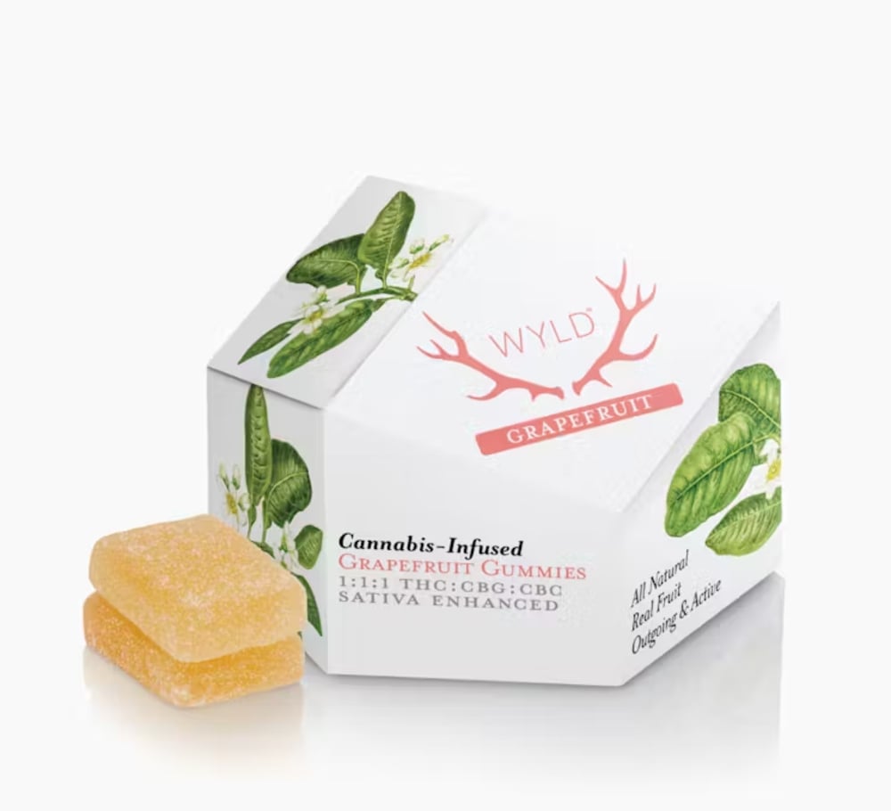Grapefruit 1:1:1 CBG:CBC + Sativa Enhanced Gummies | 100mg THC:CBG:CBC
