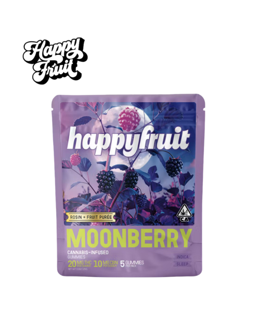 MOON BERRY 5 PACK ROSIN 100MG GUMMIES
