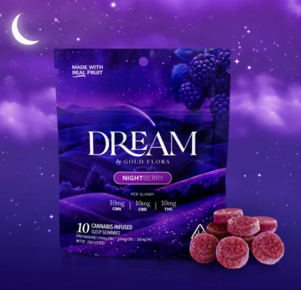 Dream Nightberry [10pk] (100mg CBN/100mg CBD/100mg THC)