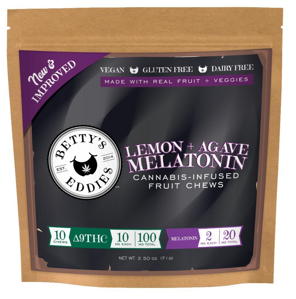 Bedtime Betty’s Lemon Agave [10pk] (100mg THC) Sleep Fruit Chews