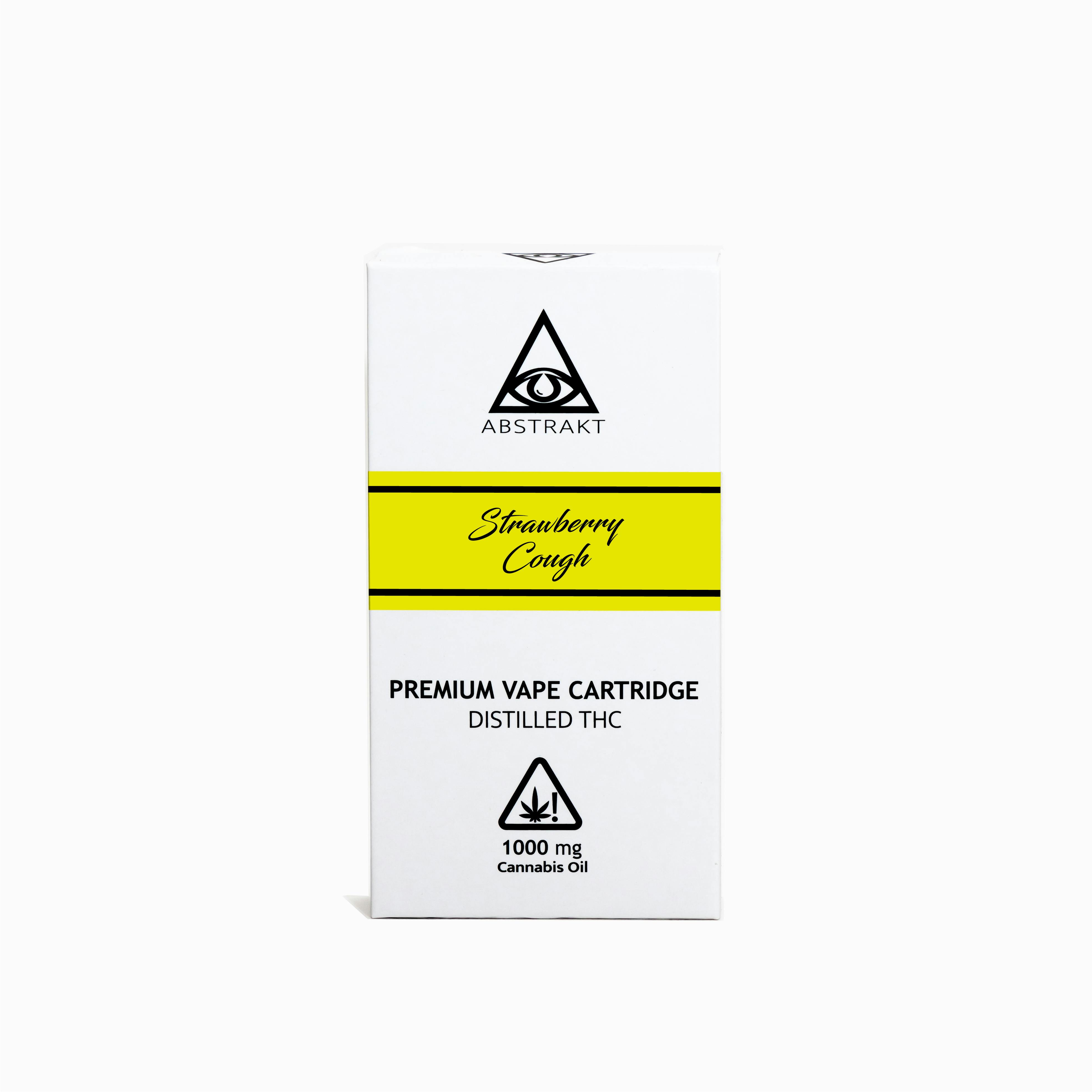 Strawberry Cough | Sativa - Ultra Extract High Purity Oil - 1G Vape Cartridge
