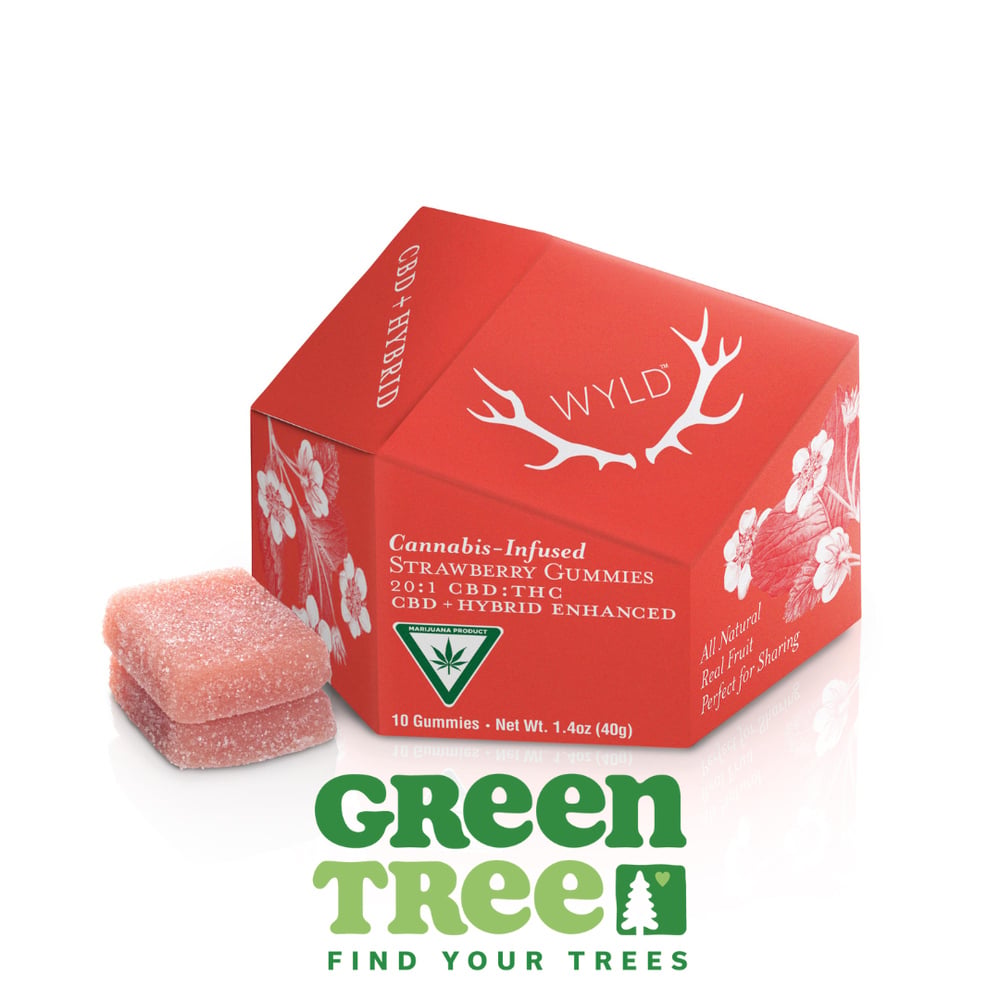 Strawberry 20:1 CBD + Hybrid Enhanced Gummies | 200mg:10mg