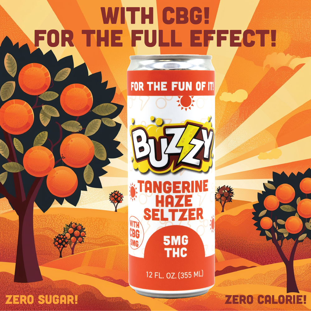 5mg 1:1 Tangerine Haze Seltzer THC:CBG