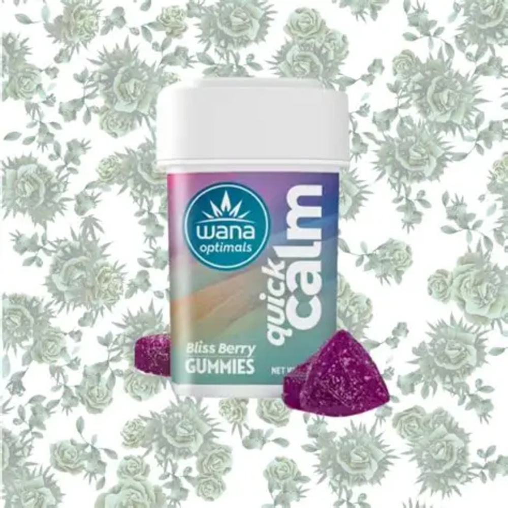 Wana Quick Calm | Gummies 100MG 10-Pack | Blissberry