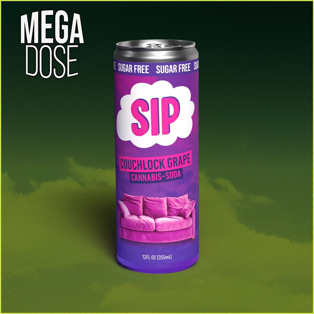 100mg Couchlock Grape Soda - Sugar Free 
