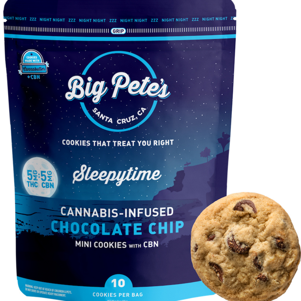 Big Pete’s - Sleepytime CBN:THC Chocolate Chip Cookies (10pk 50mg 