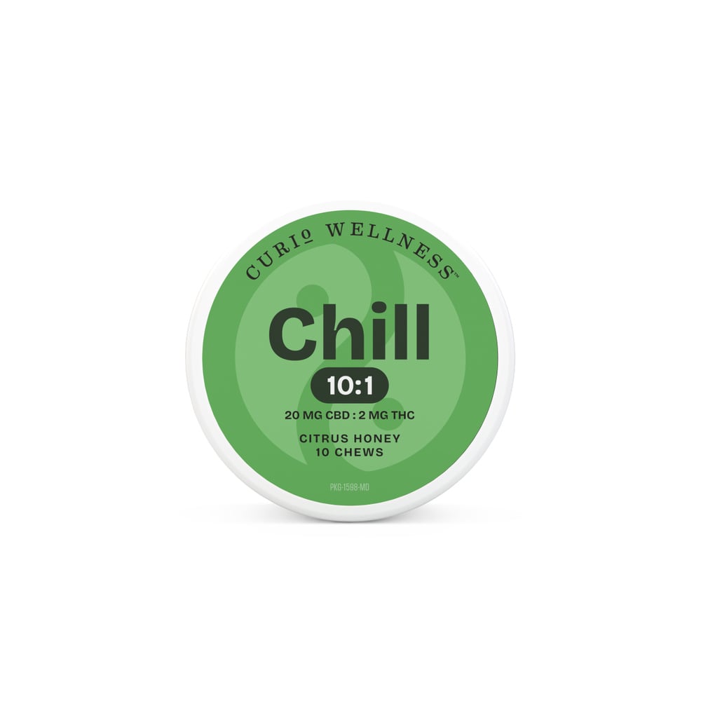 Chill 10:1 Chews - Citrus Honey [10pk] (200mg CBD/20mg THC)