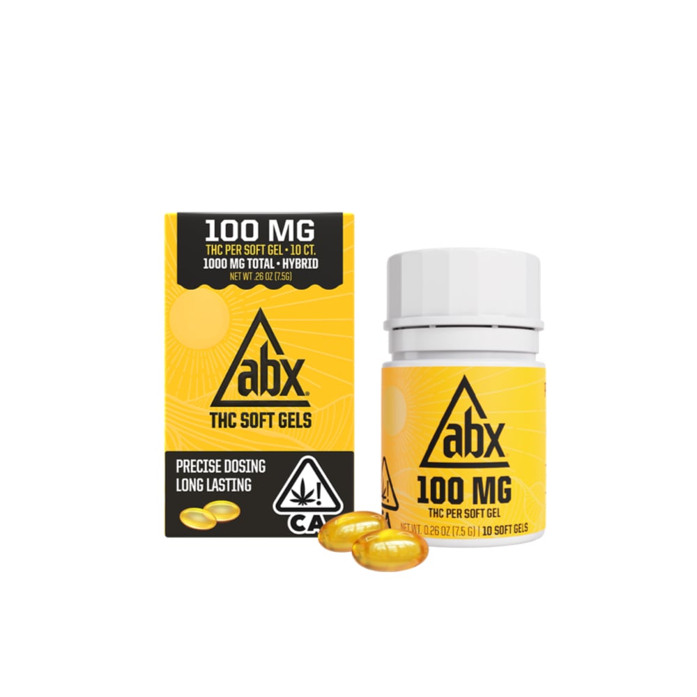 ABX - 100mg THC Soft Gels - 10ct