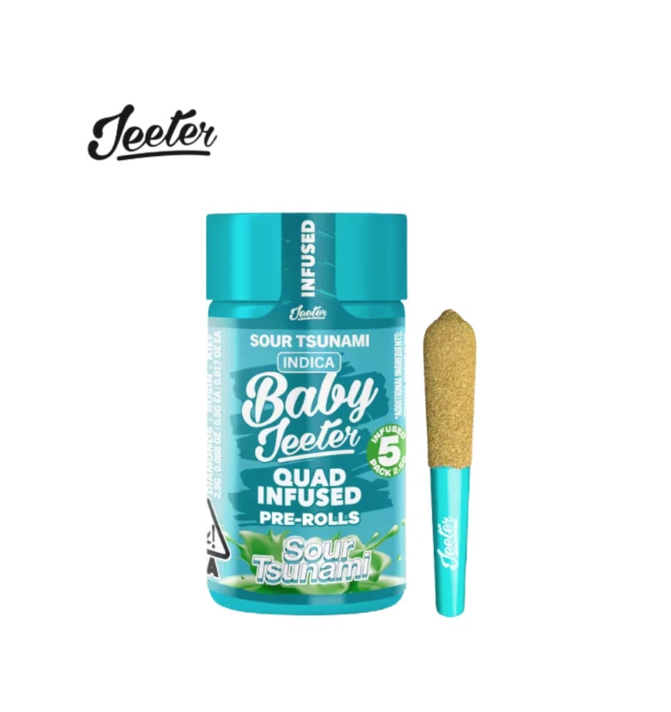 SOUR TSUNAMI 2.5G 5 PACK INFUSED PREROLLS