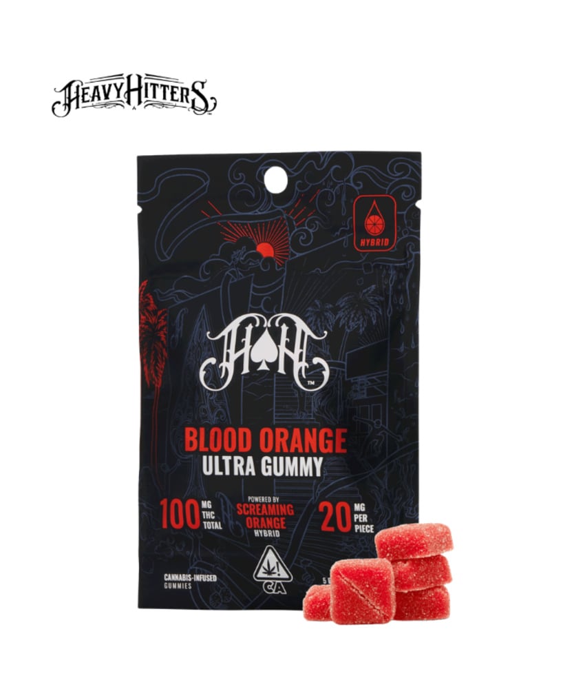 BLOOD ORANGE 100MG 5 PACK GUMMIES
