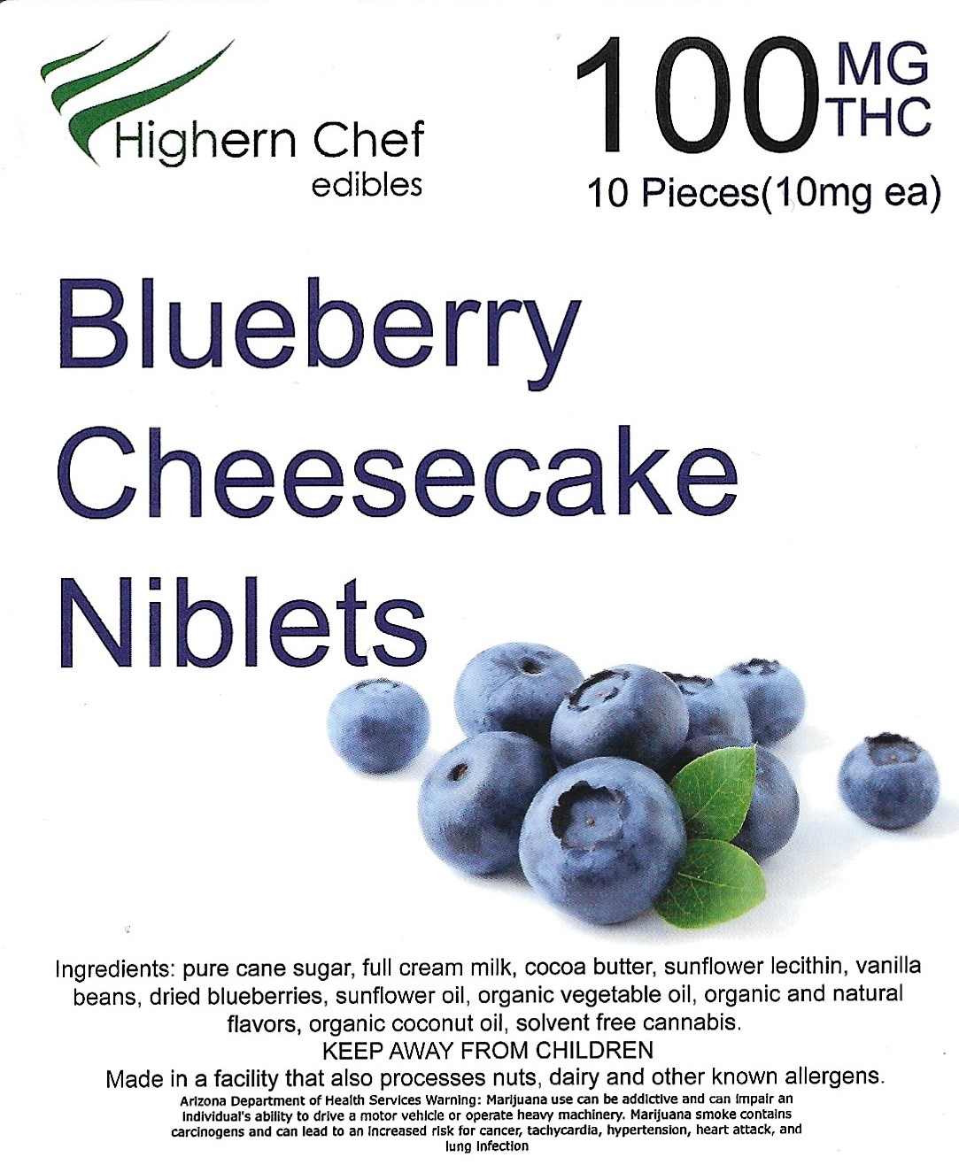 Blueberry Cheesecake [10pk] (100mg)