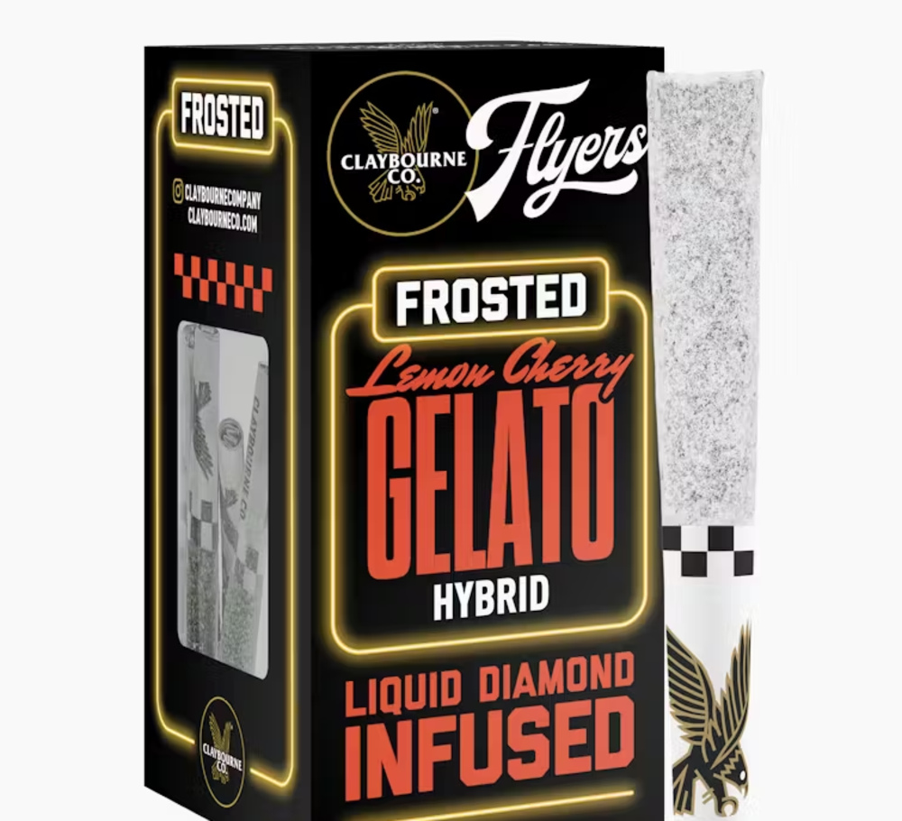 Lemon Cherry Gelato (2.5g) - Diamond Frosted Flyers Pre-Rolls