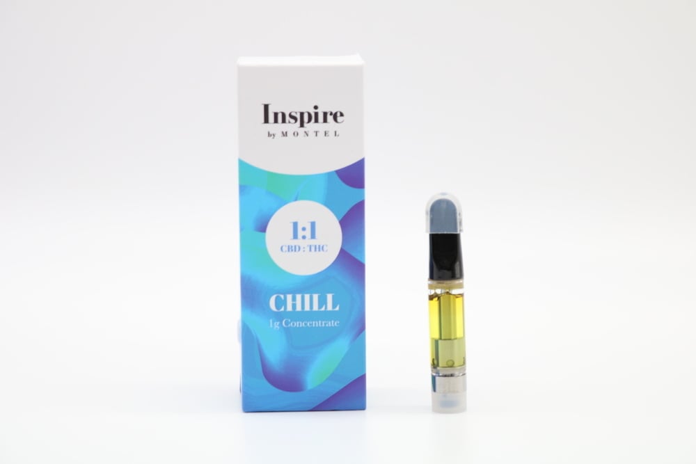 Shop Inspire Chill 1:1 CBD:THC Vape | Fine Fettle - Smyrna Dispensary  Smyrna, GA