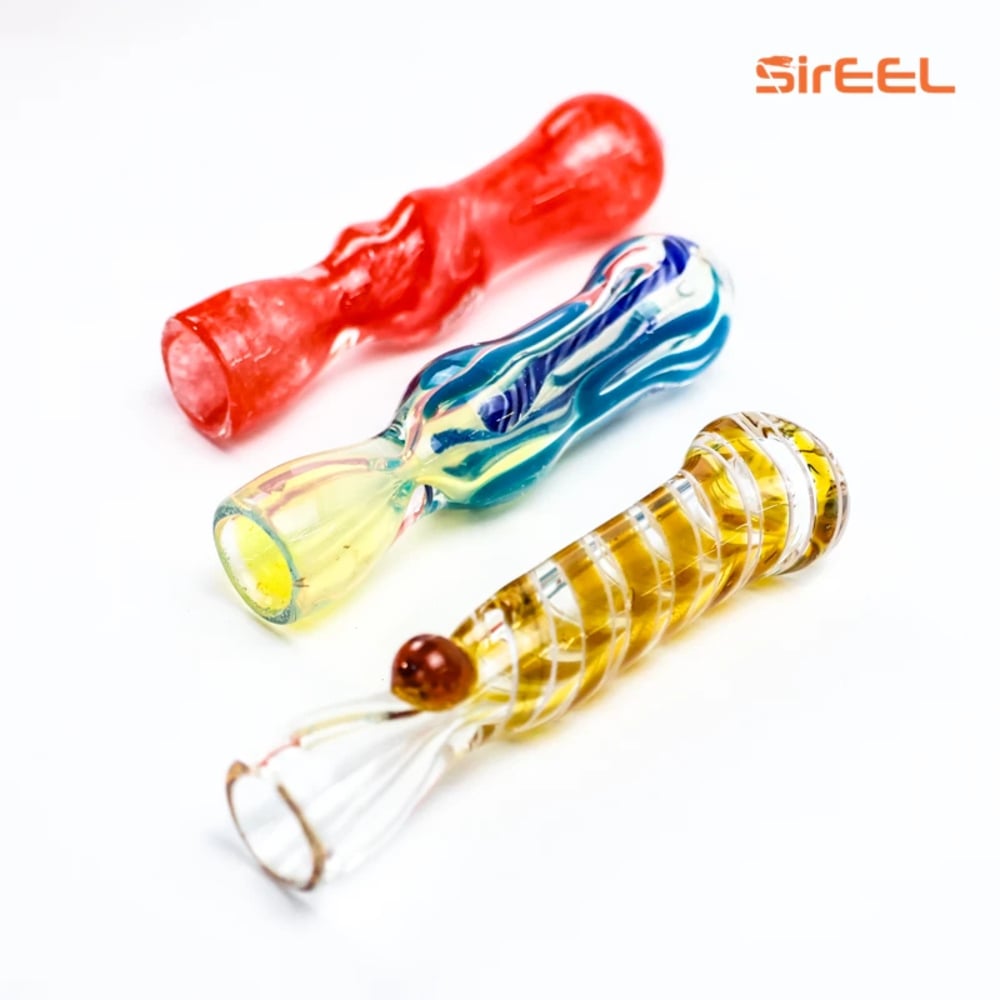 3" SirEEL Glass Chillums - Assorted