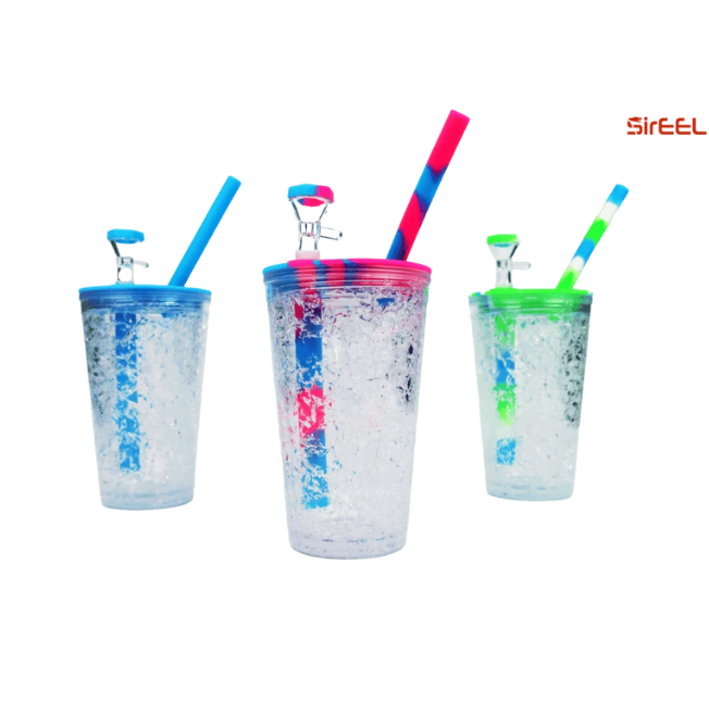 Cup Bong W/ Straw