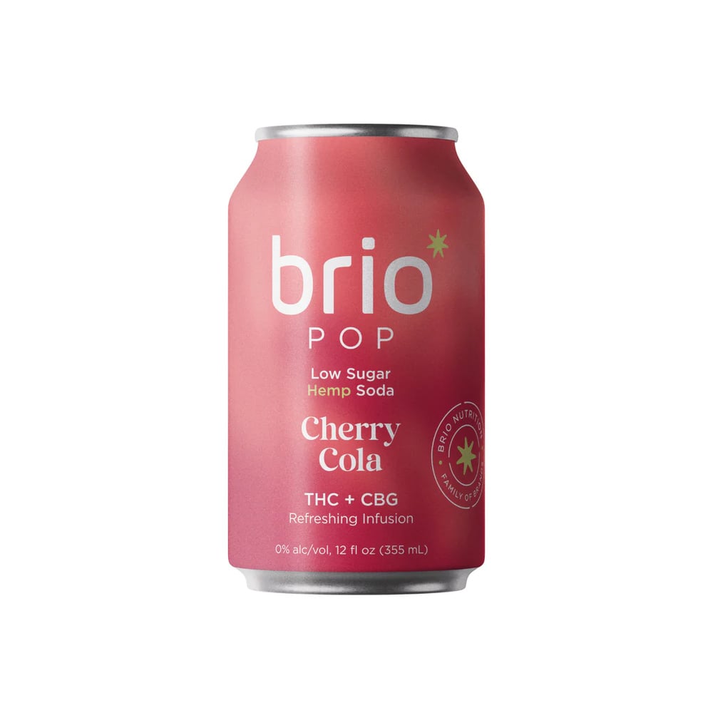 Brio POP - Cherry Cola THC+CBG 10mg Brio POP - Cherry Cola THC+CBG 10mg