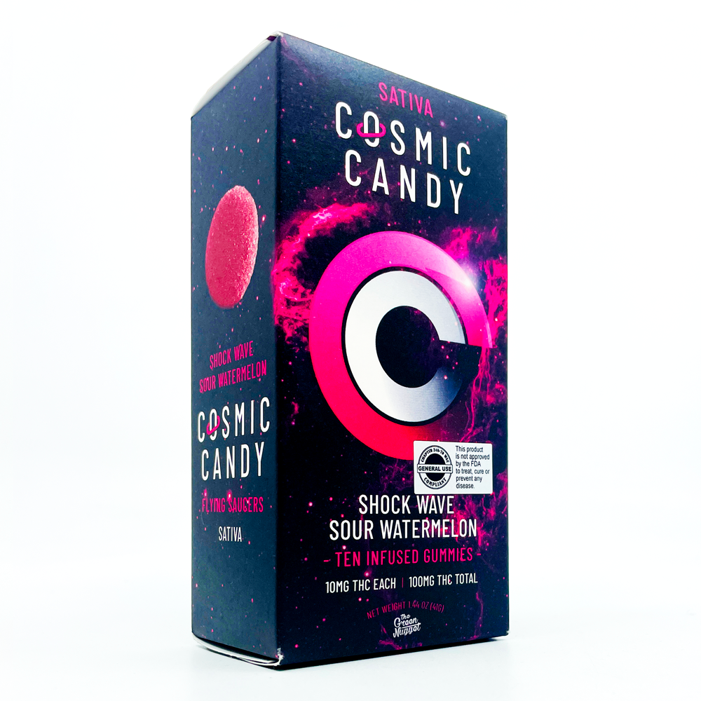 Shock Wave Sour Watermelon - Sativa [10pk] (100mg)