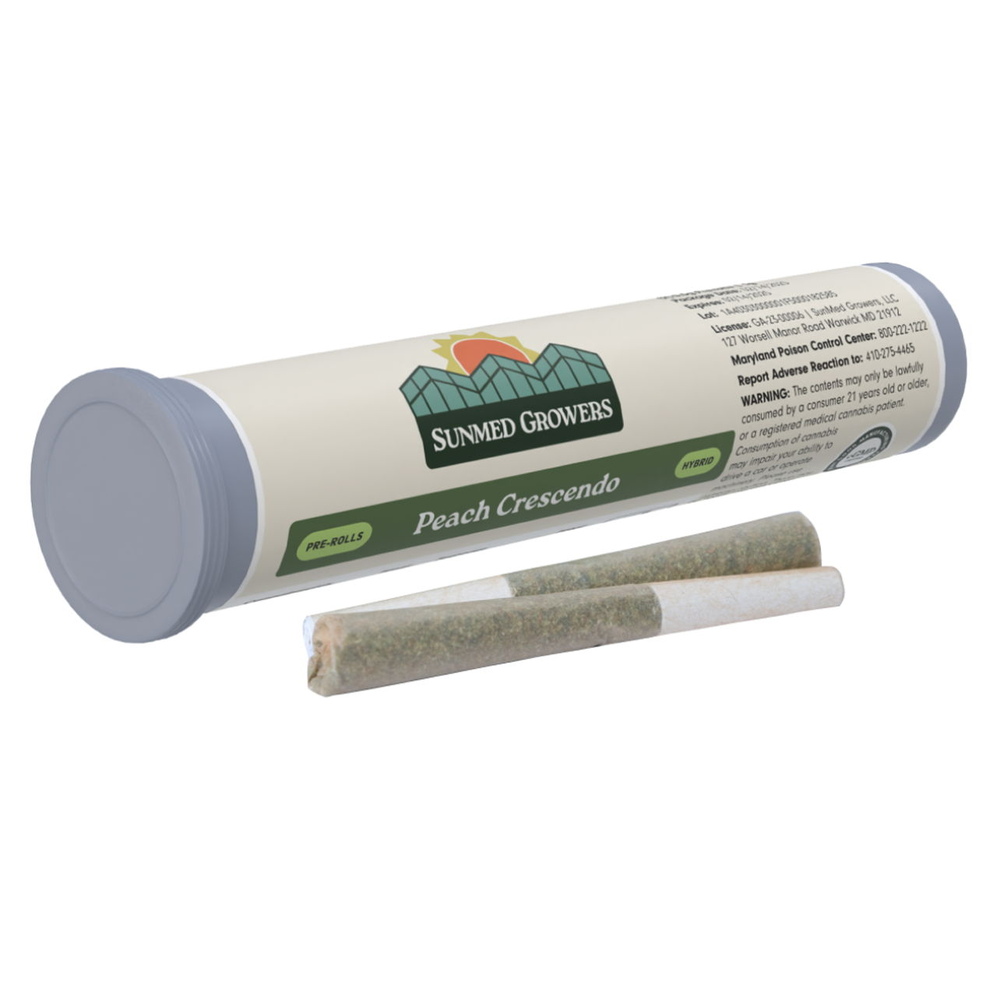 Peach Crescendo Pre-Roll 0.5g 2-Pack Peach Crescendo Pre-Roll 0.5g 2-Pack