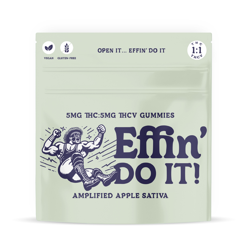 Effin' - Do it Amplified Apple Sativa 1:1 Soft Chews (100mg 20pk)